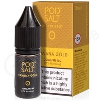Havana Gold Nic Salt E-Liquid by Pod Salt
