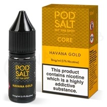 Havana Gold Nic Salt E-Liquid by Pod Salt