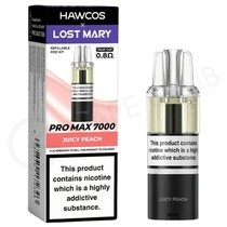 Juicy Peach Hawcos x Lost Mary Pro Max 7000 Refill Pack