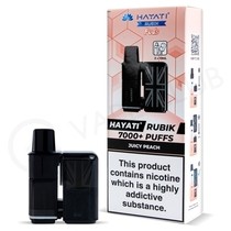Juicy Peach Hayati Rubik 7000 Refill Pack