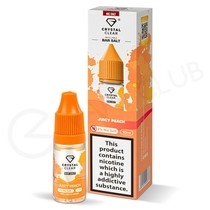 Juicy Peach Nic Salt E-Liquid by Crystal Clear