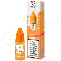 Juicy Peach Nic Salt E-Liquid by Crystal Clear