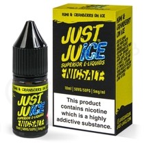 Kiwi Cranberry & Ice Nic Salt E-liquid by Just Juice