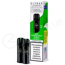 Kiwi Passion Fruit Guava Elf Bar 600 Prefilled Pods