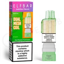 Kiwi Passion Fruit Guava Elf Bar Joinone Refill Pods