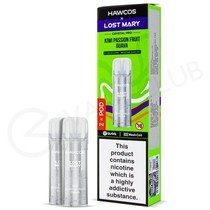 Kiwi Passion Fruit Guava Hawcos x Lost Mary Crystal Pro Prefilled Pods