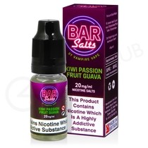 Kiwi Passion Fruit Guava Nic Salt E-Liquid by Bar Salts
