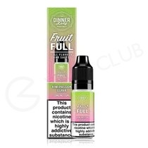 Kiwi Passion Guava Nic Salt E-Liquid by Dinner Lady Fruit Full