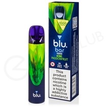 Kiwi Passionfruit Blu Bar 1000 Disposable Vape