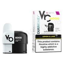 Lemon & Lime Vapes Bars Diamond 6000 Refill Pack