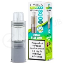 Lemon Blue Lime Hyola Pro Max 8000 Refill Pack