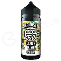 Lemon Kiwi Shortfill E-Liquid by Seriously Pod Fill x2 100ml