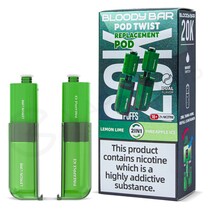 Lemon Lime & Pineapple Ice Bloody Bar Pod Twist 20K Refill Pack