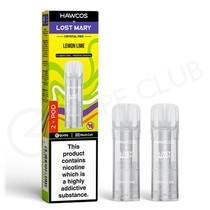 Lemon Lime Hawcos x Lost Mary Crystal Pro Prefilled Pods