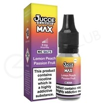 Lemon Peach Passion Fruit Nic Salt E-Liquid by Jucce Max