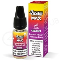 Lemon Peach Passion Fruit Nic Salt E-Liquid by Jucce Max