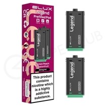 Lemon Peach Passionfruit Elux Legend 1500 2in1 Prefilled Pods