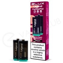 Lemon Peach Passionfruit Elux Legend 1500 2in1 Prefilled Pods