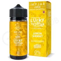 Lemon Sherbet Shortfill E-Liquid by Imp Jar & Lucky Thirteen 100ml