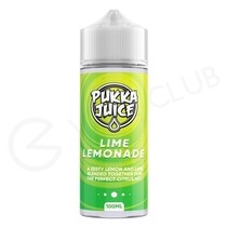 Lime Lemonade Shortfill E-Liquid by Pukka Juice 100ml
