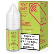 Lime Raspberry Grapefruit Nic Salt E-Liquid by Pod Salt Nexus