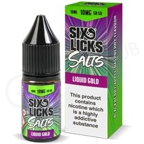 Liquid Gold E-Liquid by Six Licks 50/50