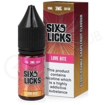 Love Bite E-Liquid by Six Licks 50/50