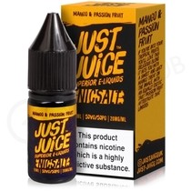 Mango & Passion Fruit Nic Salt E-liquid by Just Juice