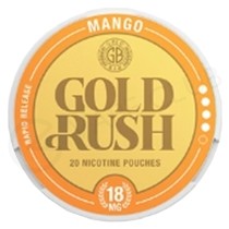 Mango Gold Rush Nicotine Pouches by Gold Bar