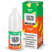 Mango Lime Nic Salt E-Liquid by SQZD