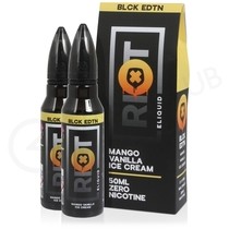 Mango Vanilla Ice Cream Shortfill E-Liquid by Riot Squad Black Edition 100ml