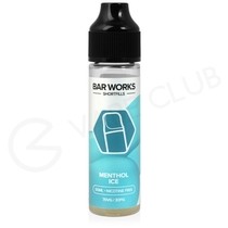 Menthol Ice Shortfill E-Liquid by Bar Works 50ml