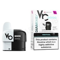 Menthol Vapes Bars Diamond 6000 Refill Pack