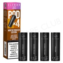 Mint & Tobacco Elf Bar 4 in 1 Prefilled Pods