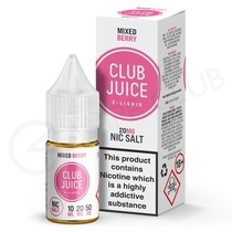 Mixed Berry Nic Salt E-Liquid by Club Juice