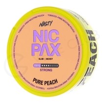 Nasty Pax Pure Peach Nicotine Pouches