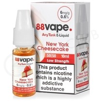 New York Cheesecake E-Liquid by 88Vape Any Tank