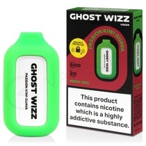 Passion Kiwi Guava Vapes Bars Ghost Wizz Disposable Vape