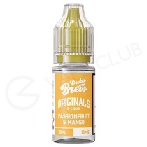Passionfruit & Mango Nic Salt E-Liquid by Double Brew Originals