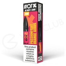 Passionfruit Orange Guava Nic Salt E-Liquid by Riot X