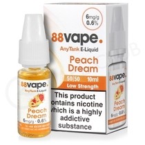 Peach Dream E-Liquid by 88Vape Any Tank