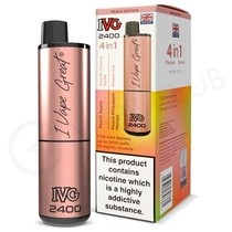 Peach Edition IVG 2400 Disposable Vape