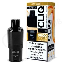 Peach Ice Avomi Cliq 6000 Puff Refill Pod