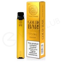 Peach Ice Gold Bar Disposable Vape