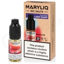 Peach Ice Nic Salt E-Liquid by Lost Mary Maryliq