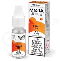 Peach Ice Nic Salt E-Liquid by Moja Juice