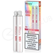 Peach Ice Sikary S600 Disposable Vape Twin Pack