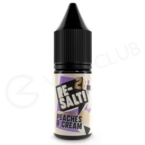 Peaches & Cream Nic Salt E-Liquid by Re Salt