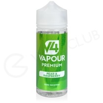 Pear & Raspberry Shortfill E-Liquid by V4 Vapour Premium 100ml