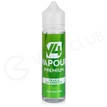 Pear & Raspberry Shortfill E-Liquid by V4 Vapour Premium 50ml